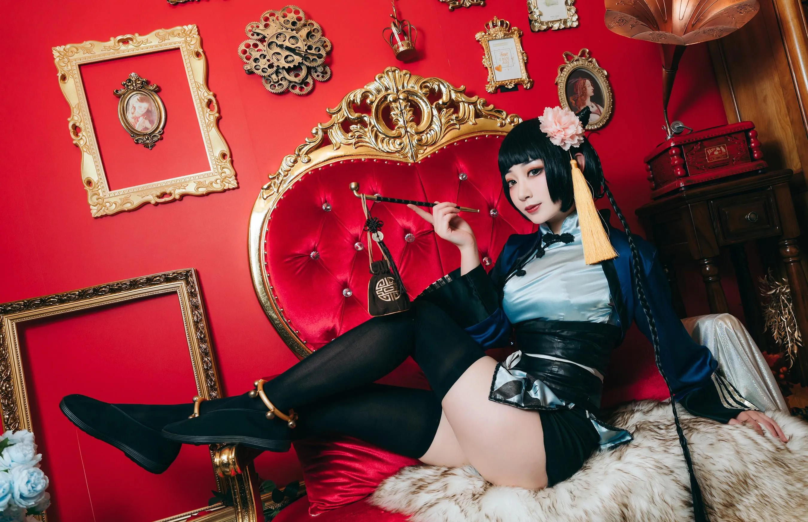 桃墨公子 – NO.07 美丽的蓝猫 [21P]插图1